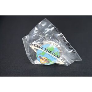 Hard Rock Cafe pin Atlanta Earth Day 2000 Planet Globe Save The Planet New